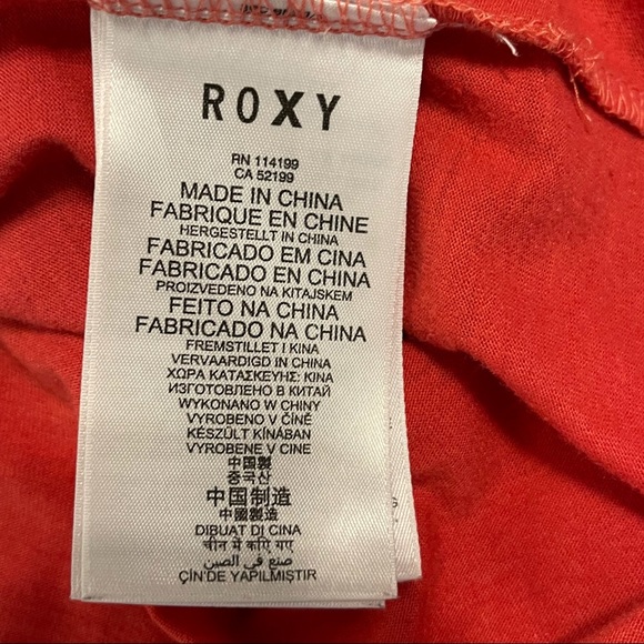 Roxy Woman’s Pink Half Sleeve Scoopneck Shirt - Picture 7 of 7